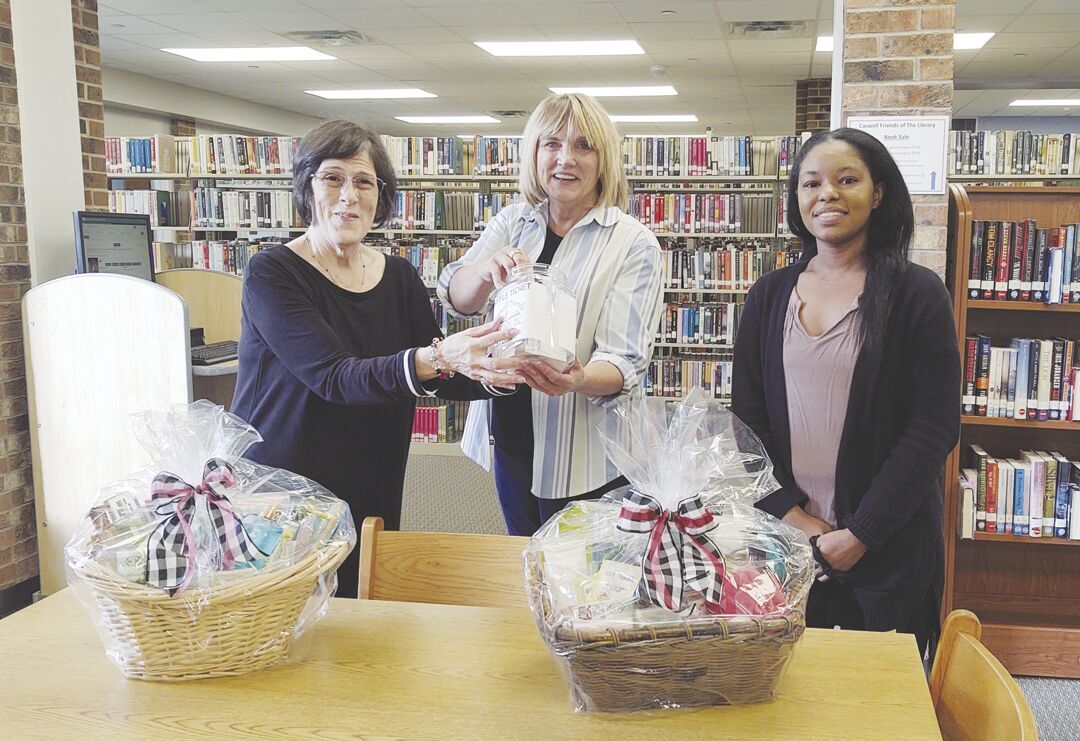 Drawing held for spa day raffle at library